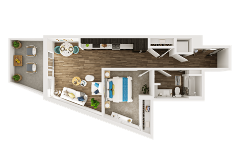 BOWLINE, 1 Bed, 1 Bath at Marina Square, Bremerton, WA